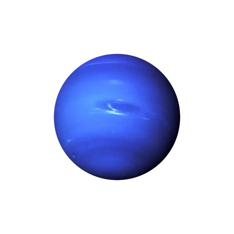 Blue sphere on a white background