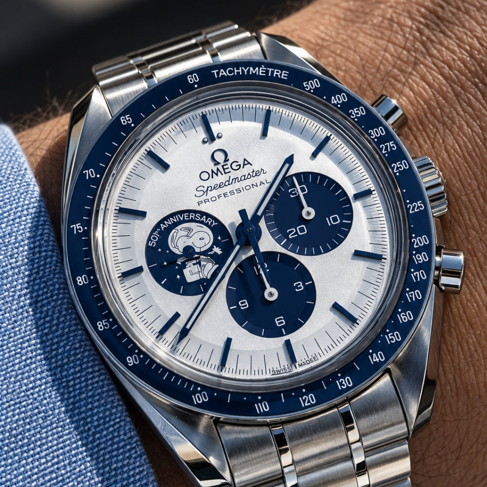 Speedmaster "Silver Snoopy Award" + BONUS: Blue Strap